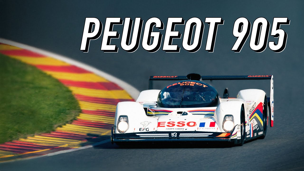Onboard: Peugeot 905 Racing on Spa - HQ V10 sound