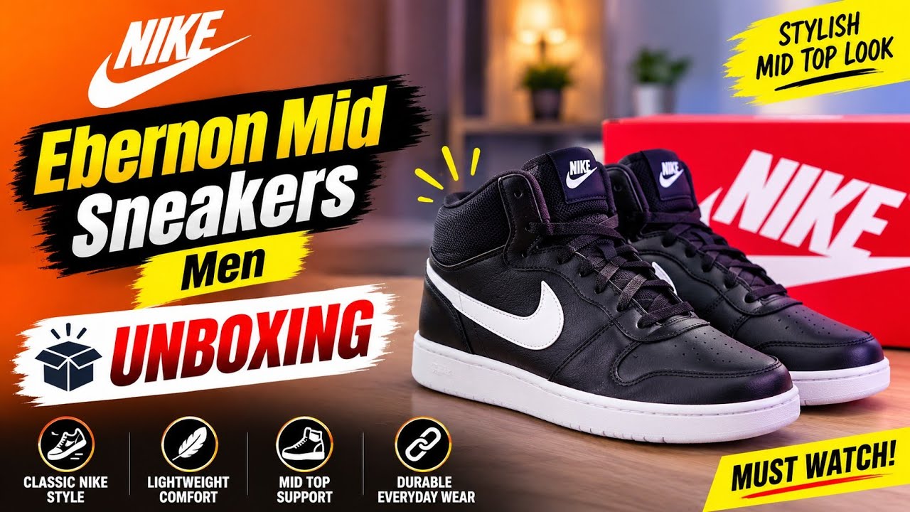 Nike Ebernon mid sneakers unboxing #ebernon #nike #nikesneakers #unboxing 