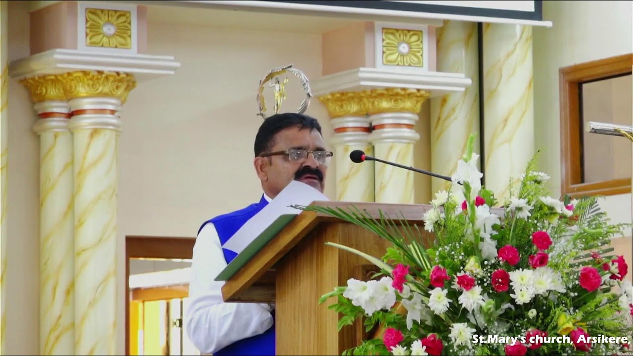 ಆಶೀರ್ವಚನ ಮತ್ತು ಉದ್ಘಾಟನೆ, ಸೇಂಟ್ ಮೇರಿ ಚರ್ಚ್, ಅರಸೀಕೆರೆ. Inauguration  of St.Mary's Church, Arsikere.