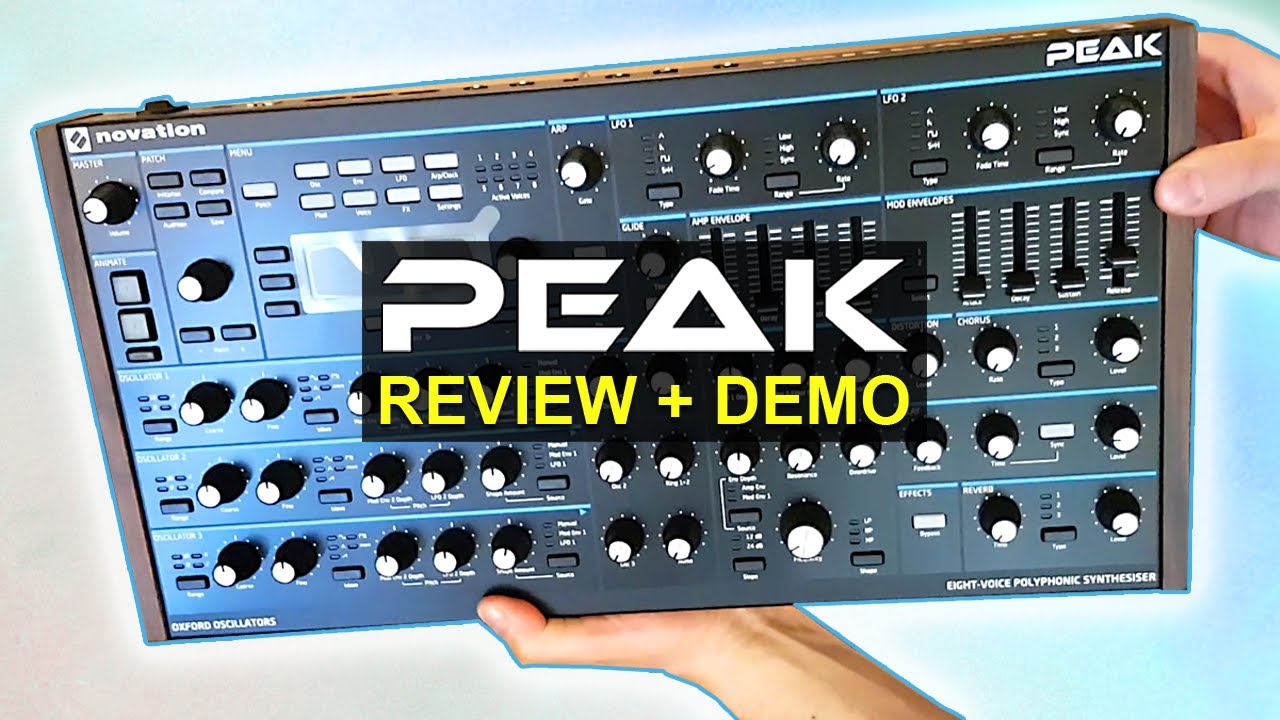 NOVATION PEAK - Review, Sounds & Synth Demo