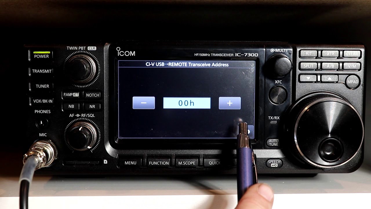 Настройки Icom IC7300 от А до Я #27 CI-V