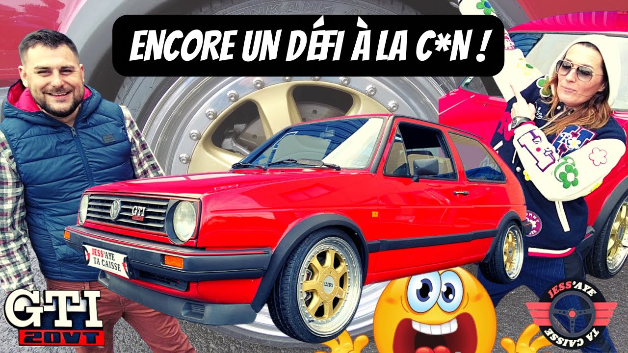 ENCORE UN DÉFI À LA C*N EN GOLF GTI 20VT ! ☠️🚀😰