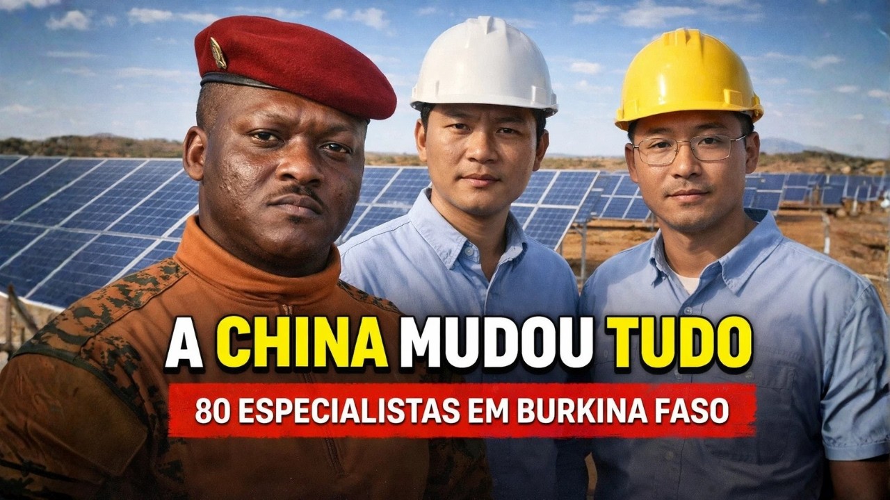 80 ESPECIALISTAS CHINESES em energia solar pousam em Burkina Faso para o grande projeto energético d