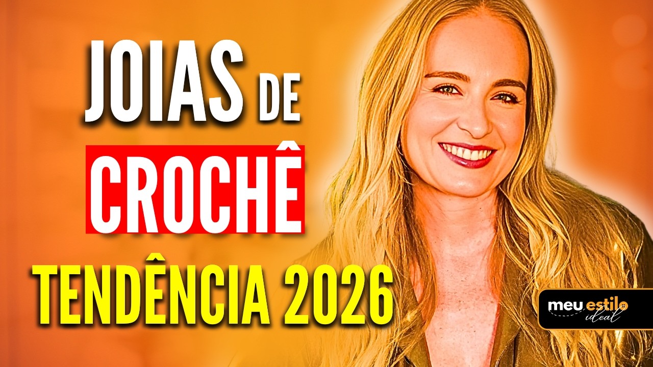 Essas JOIAS DE CROCH&Ecirc; s&atilde;o a TEND&Ecirc;NCIA mais quente de 2026!