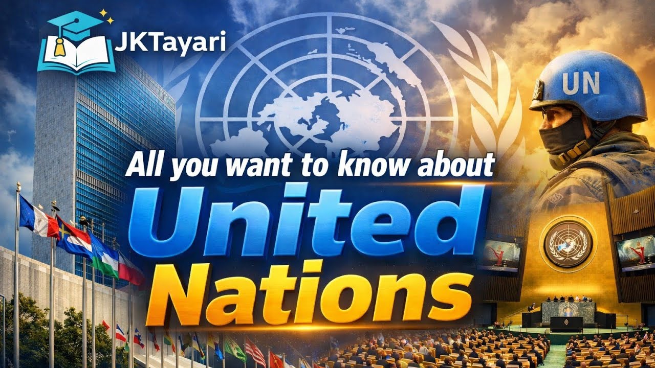 United Nations Organization | International Organisations | Competitive Exams | Explained Video 