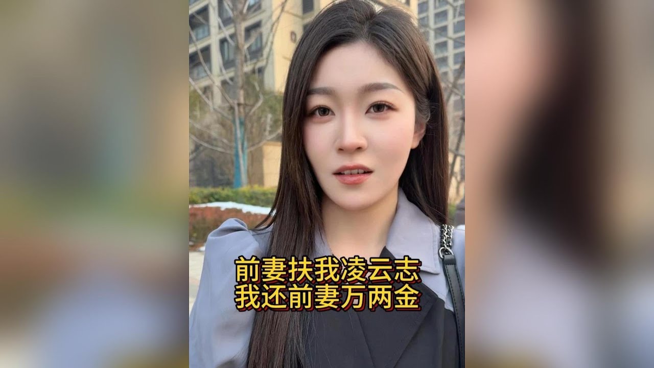 #美女 前妻扶我凌雲志，我還前妻萬兩金
