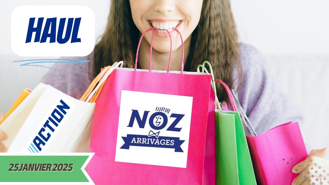 Haul ACTION & NOZ 25 janvier 2025 : RANGEMENT & ARRIVAGE #sizzix  #action  #nozaddict #noz