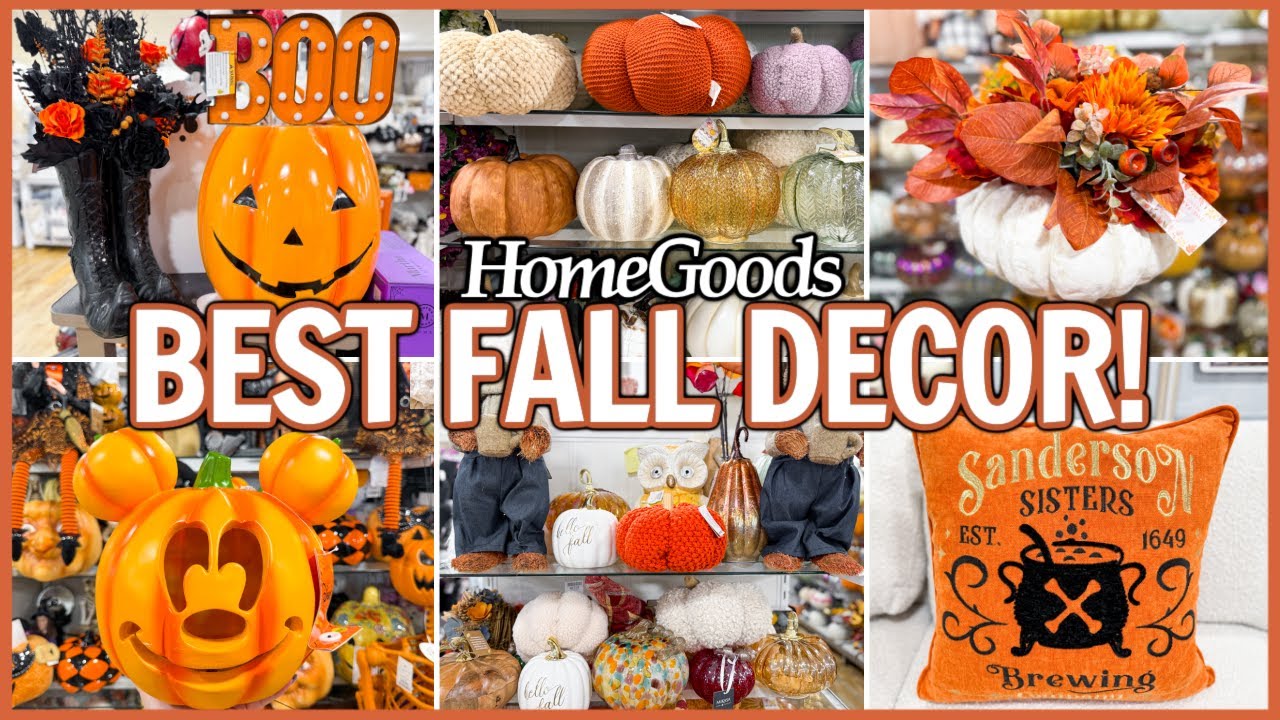 🎃 HomeGoods JUST dropped the BEST FALL + HALLOWEEN Decor EVER!! 🎃