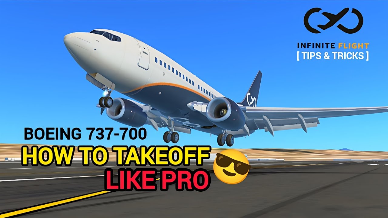 How To Takeoff Boeing 737 Like A Pro In Infinite Flight 😎 ( Tutorial + cockpit view )