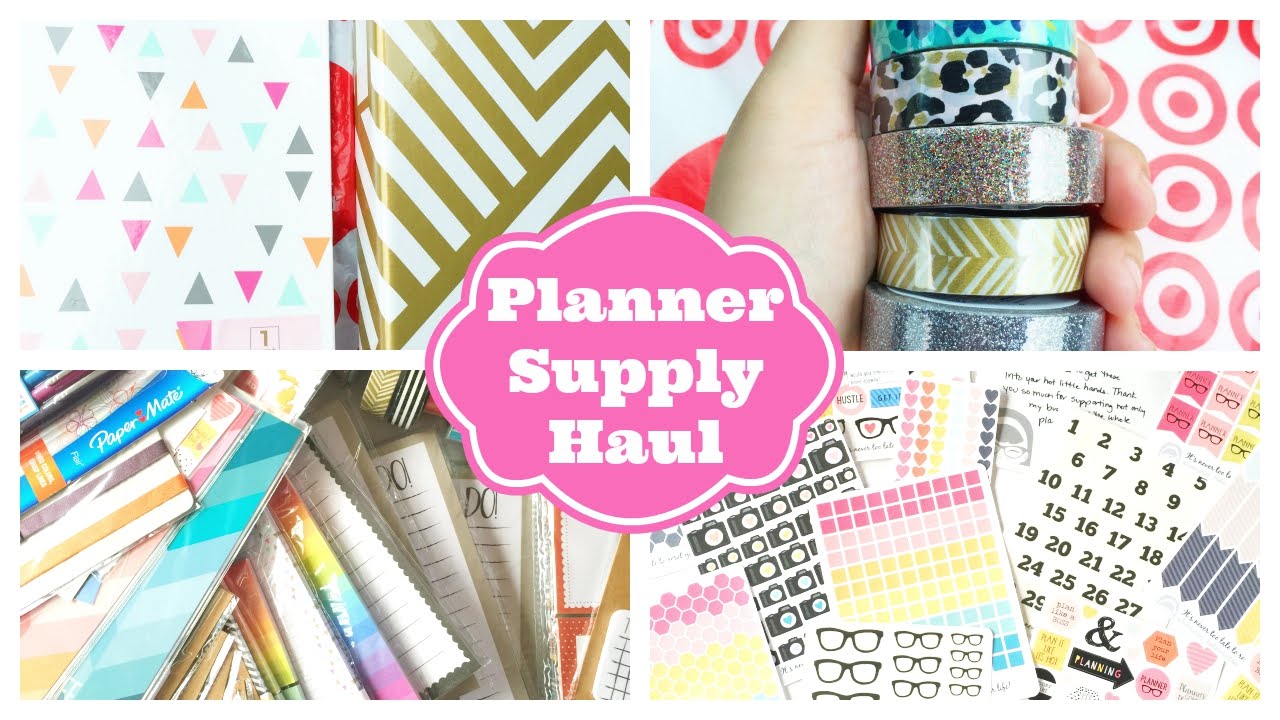 Planner Supply Haul | Sticker Organizers, Washi Tape, Target Dollar Spot and More!