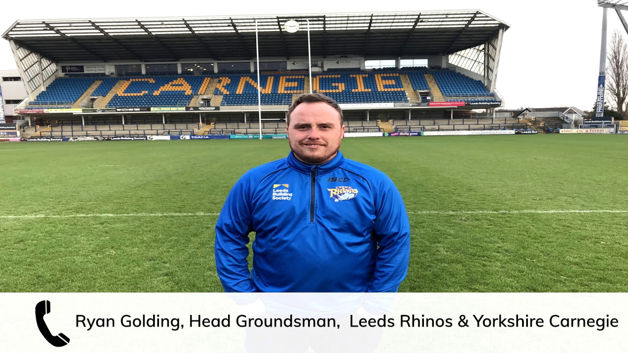 Ryan Golding Head Groundsman Leeds Rhinos COVID 19