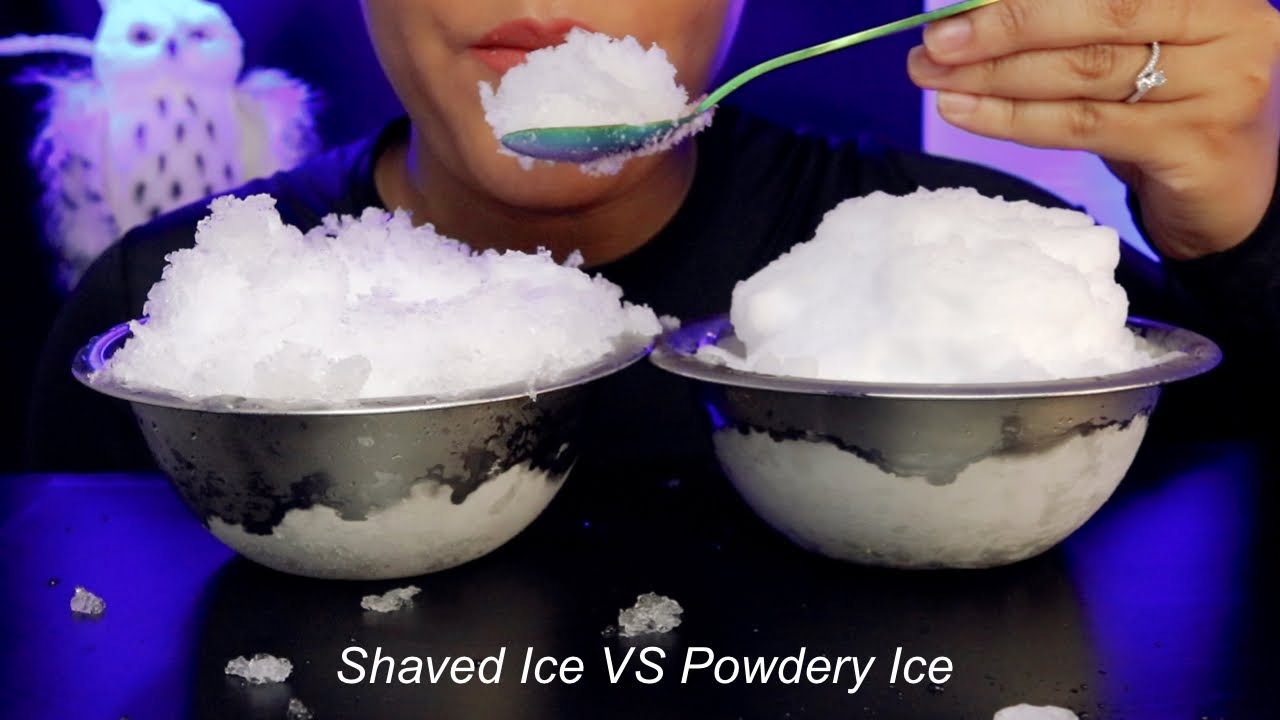 SHAVED ICE VS POWDERY ICE/ WHAT HAPPENED TO FOOFY? @6:40