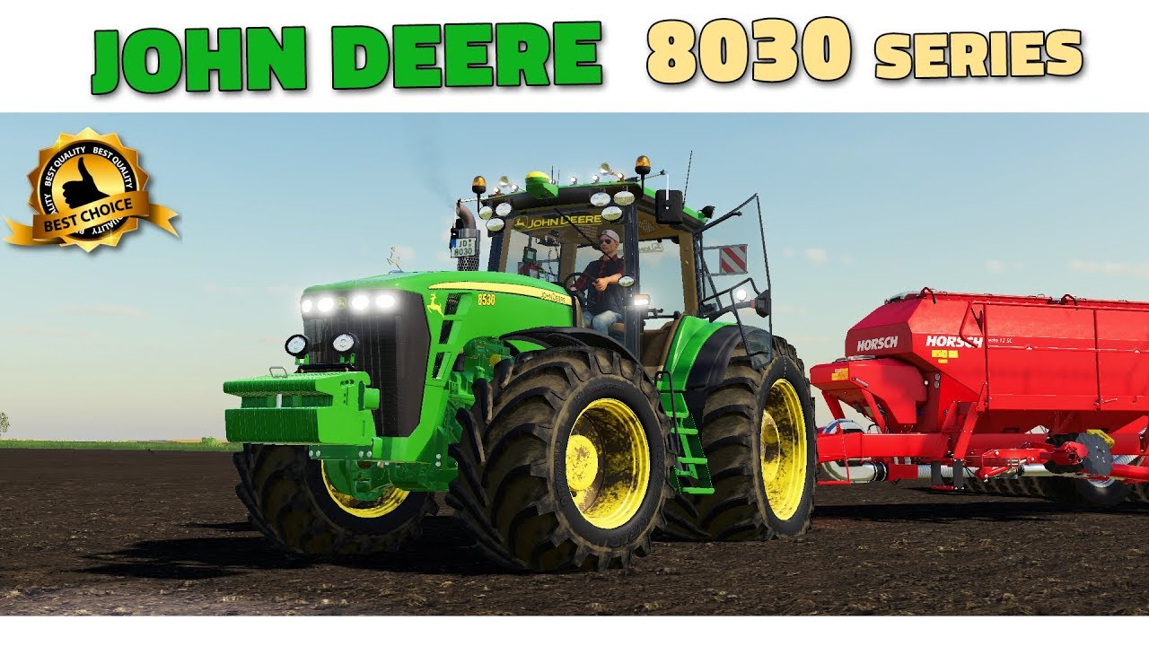 FS19 | John Deere 8030 Series v3.0 - review
