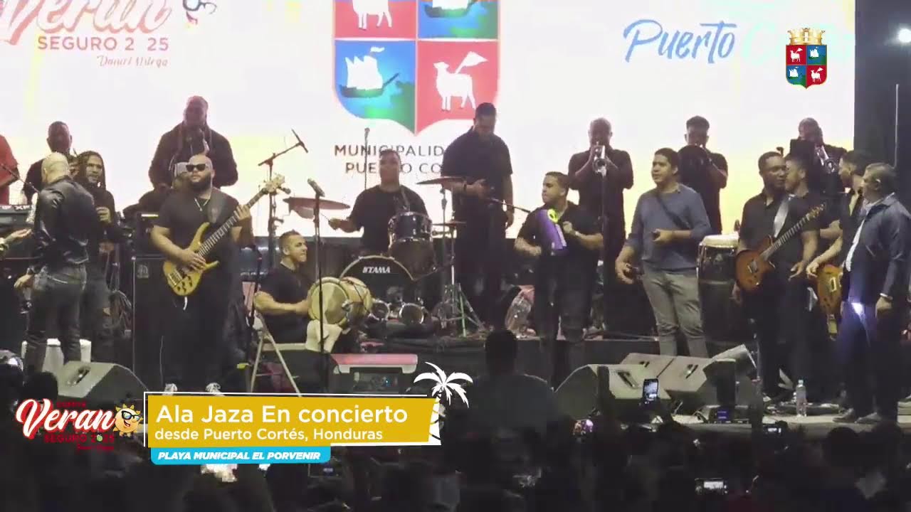 Ala Jaza de República Dominicana en concierto desde Puerto Cortés, Honduras