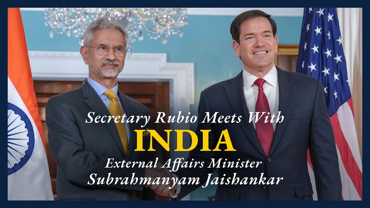 Secretary Rubio meets with Indian External Affairs Minister Subrahmanyam Jaishankar