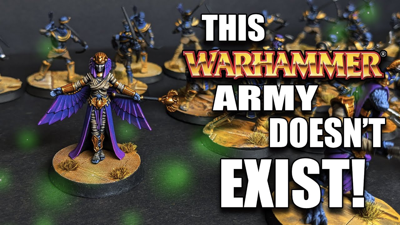 This Discontinued Warhammer Fantasy Army is BACK from the Dead! One Page Rules - Mummified Undead.