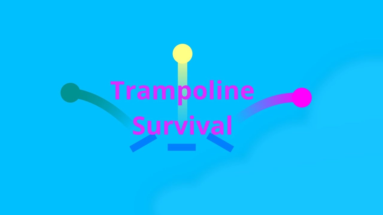 Trampoline Survival (24 Marbles) Marble race 5