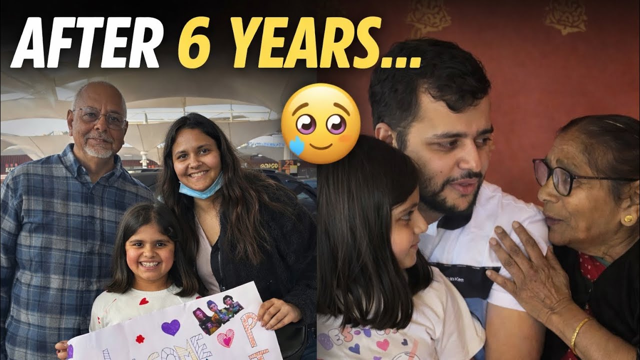 Emotional India Arrival After 6 Years | Family Surprise & Happy Tears