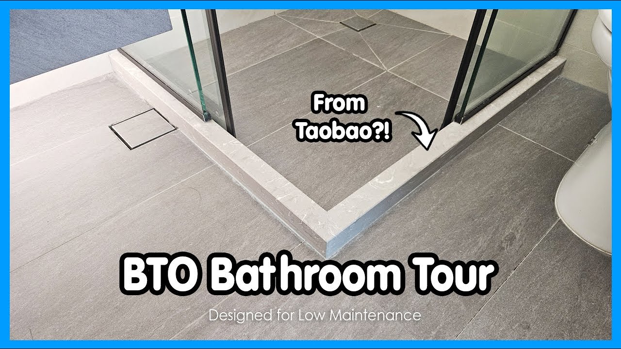 We Bought A Shower Kerb From Taobao | BTO Bathroom Tour