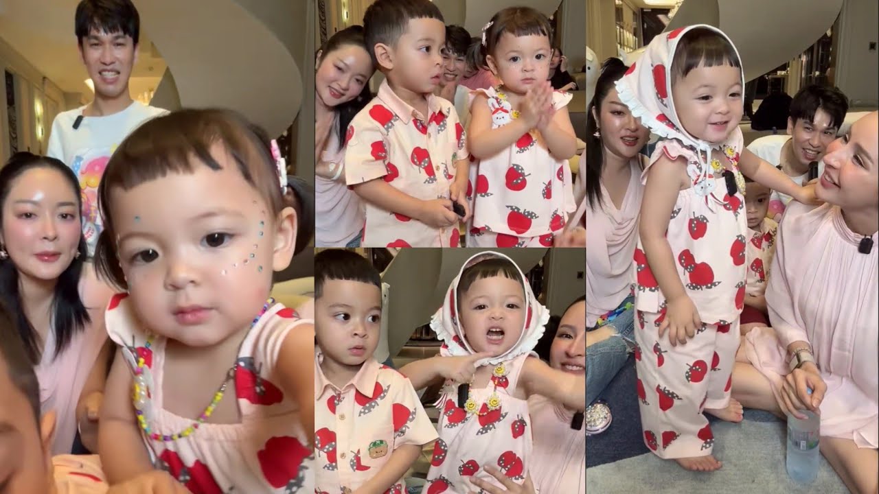 แก้มพีทเป็นพี่หมีเปิดตัวกันแดดนางร้าย ต้าวแฝดโซลโมเน่ชอบพี่หมีมาก จะเอากลับบ้านด้วย🥰