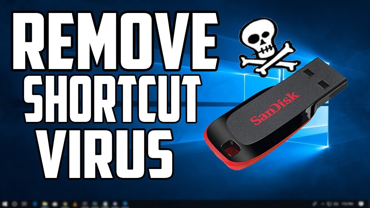 Как удалить вирус-ярлык с флешки/USB-накопителя
