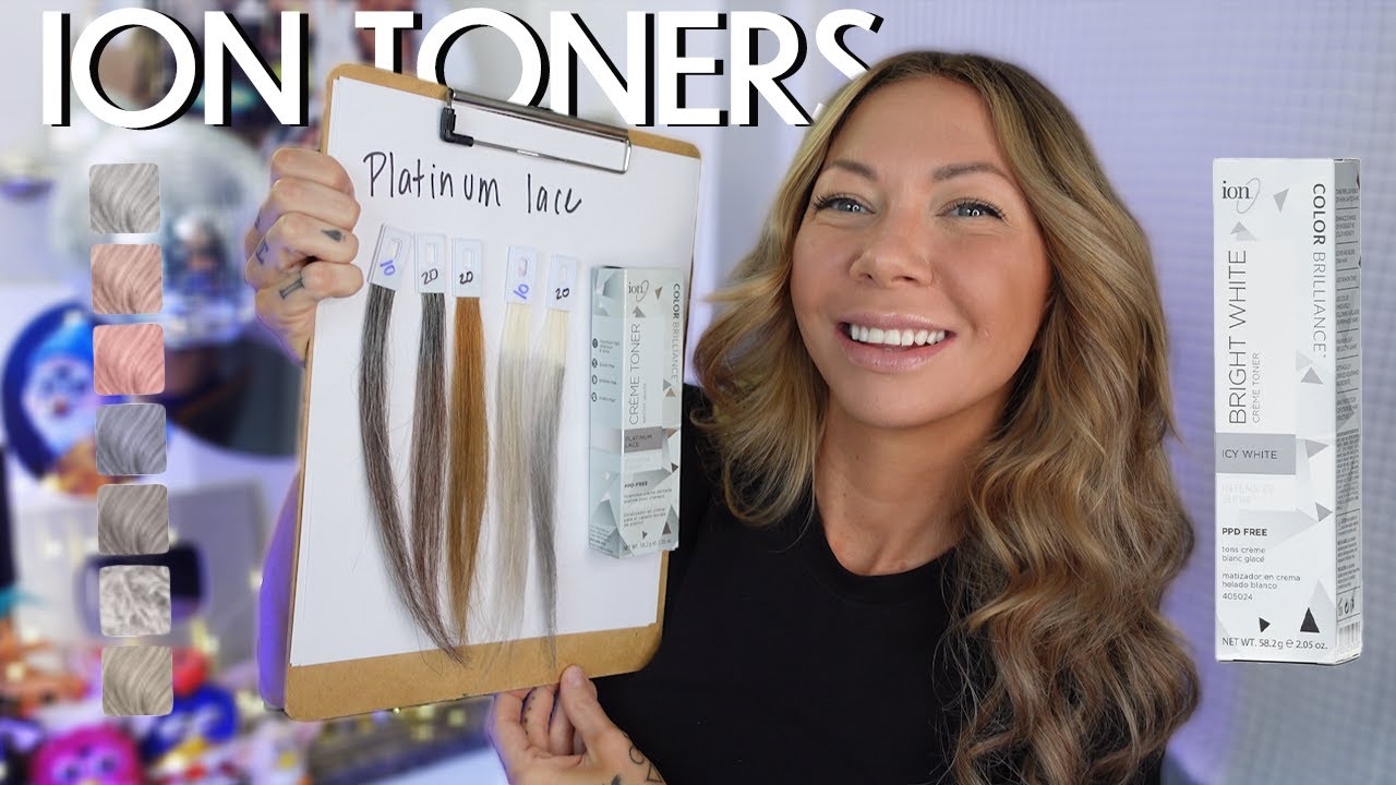 how to use ION toners from Sally's (toning & gray blending)