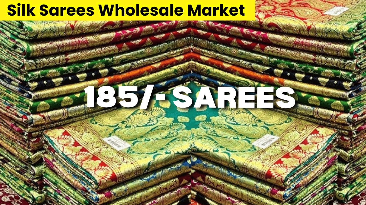 Heavy सिल्क वैरायटी वाली साड़ियाँ | Saree Wholesale Market | Saree Manufacturer in Surat #saree
