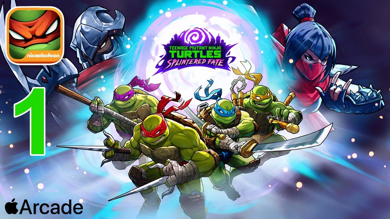 TMNT Splintered Fate — геймплей iOS (Apple Arcade) Часть 1