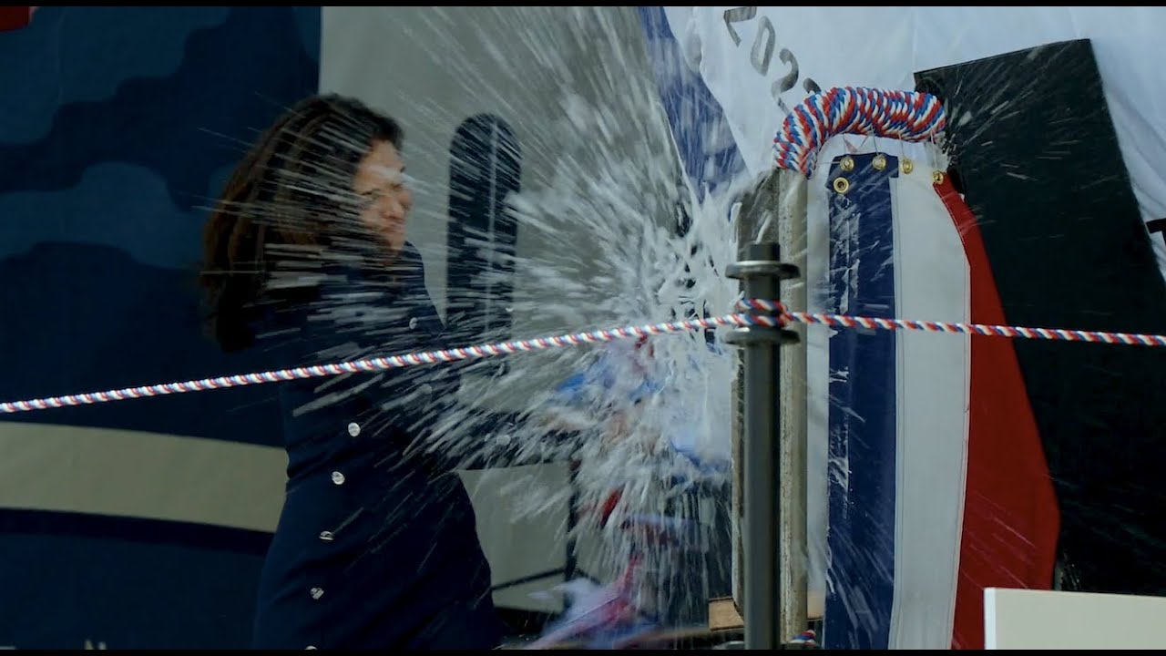 Massachusetts (SSN 798) Bottle Break