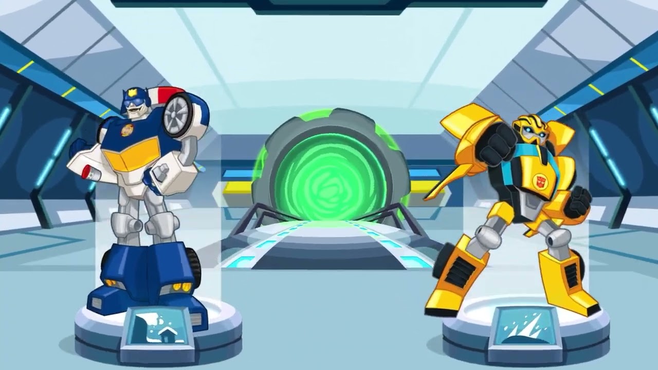 Transformers Rescue Bots: Hero 🤖 Play as Chase: Police-Bot & Bumblebee: The friendly warrior!