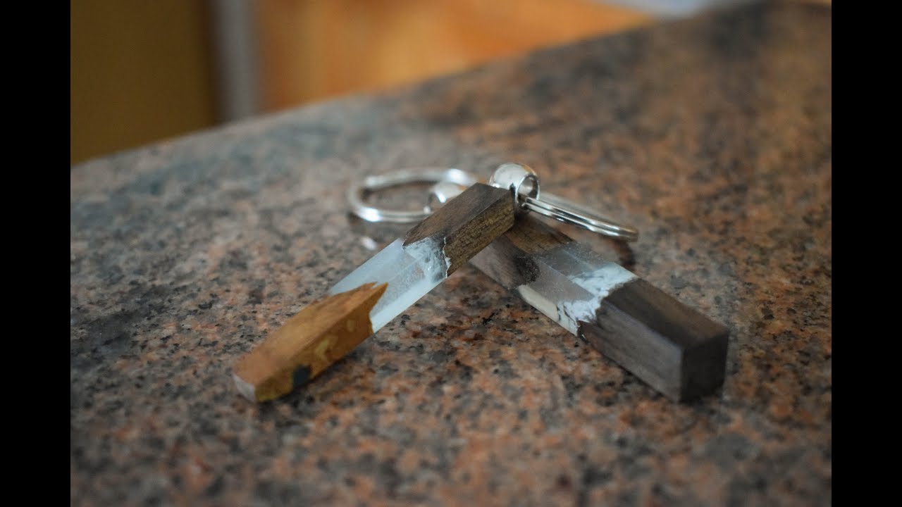 Makin Wooden Epoxy Keychain