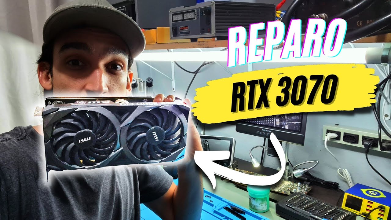Tentativa de REPARO em uma RTX 3070 / 