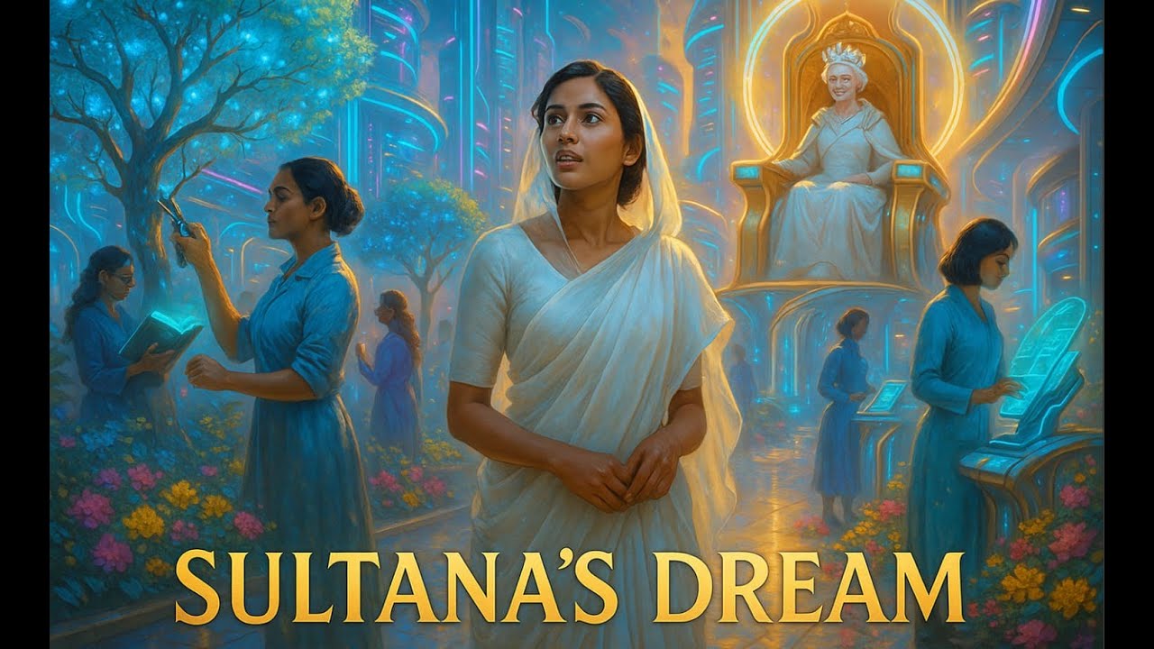 Sultana’s Dream সুলতানার স্বপ্ন | Begum Rokeya’s Feminist Utopia | Motivational Story | ToonyWorldAi
