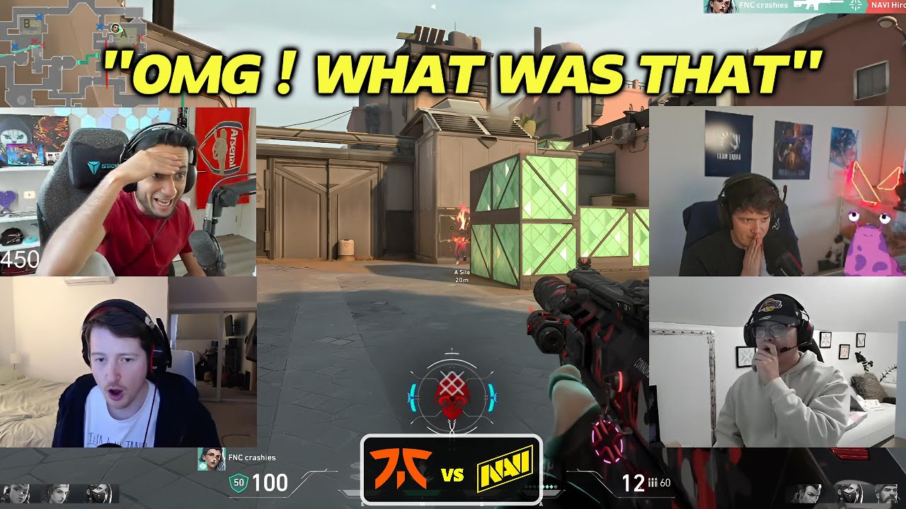 Streamer React To Unbelievable Moments from FNATIC vs NAVI