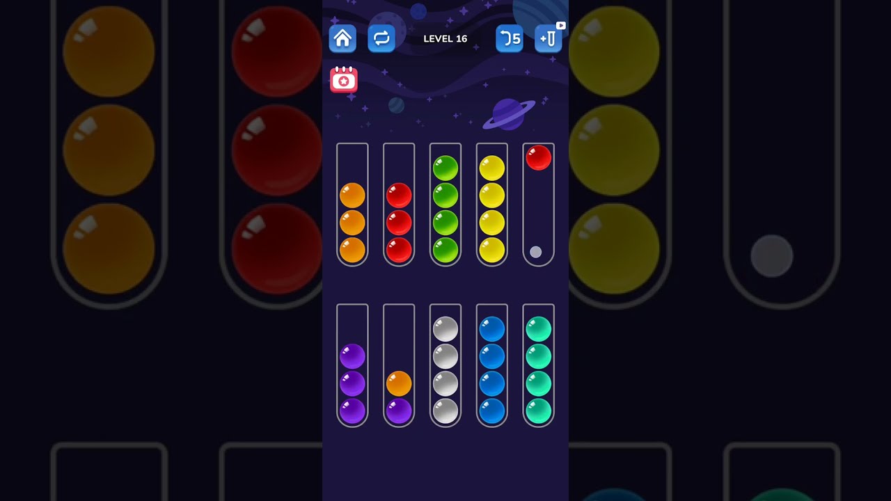 Ball Sort Game-Color Puzzle Game #puzzle #videogames #viral #trending #asmrsounds 