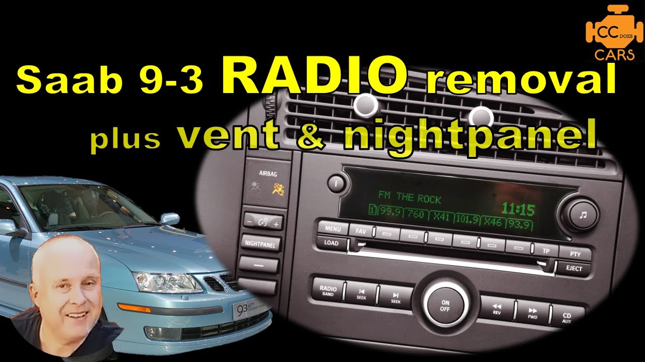 Saab 9-3 Air Vent Removal | Saab 9-3 Radio Removal
