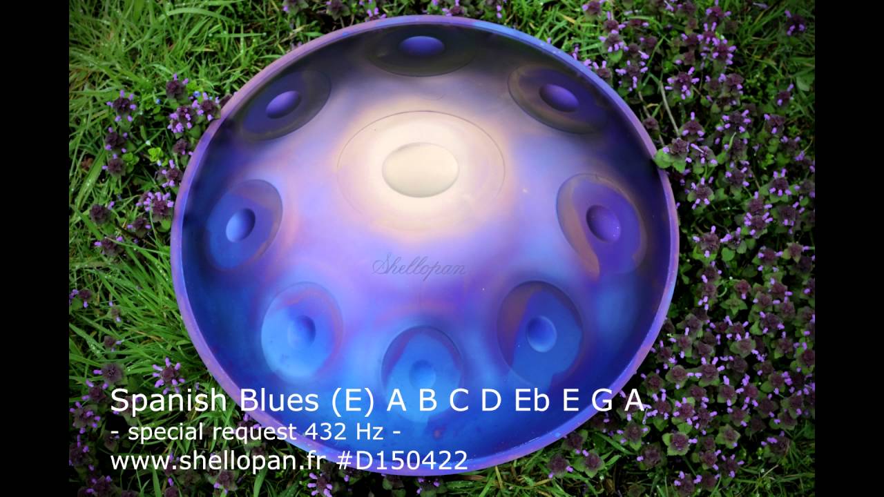 Handpan - E Spanish blues (432Hz) - crafted by Delphine