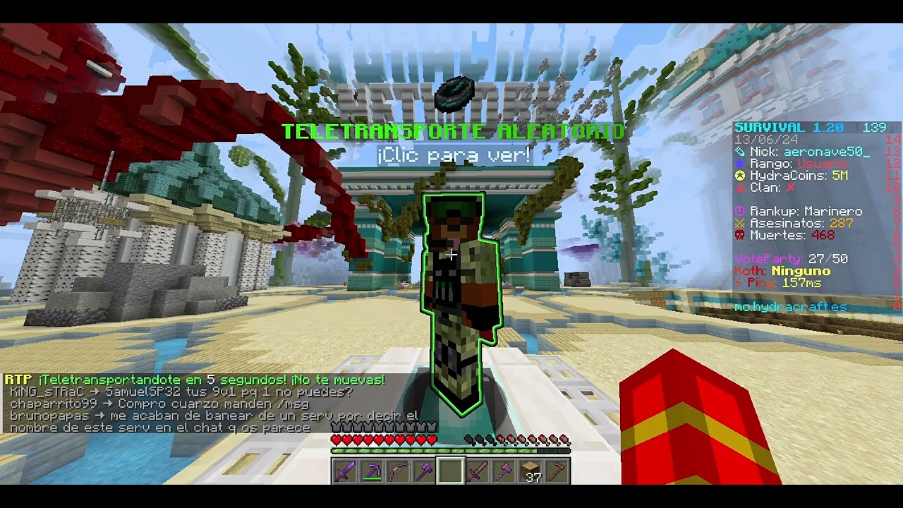 Cofre escondido en Hydracraft! survival 1.20!