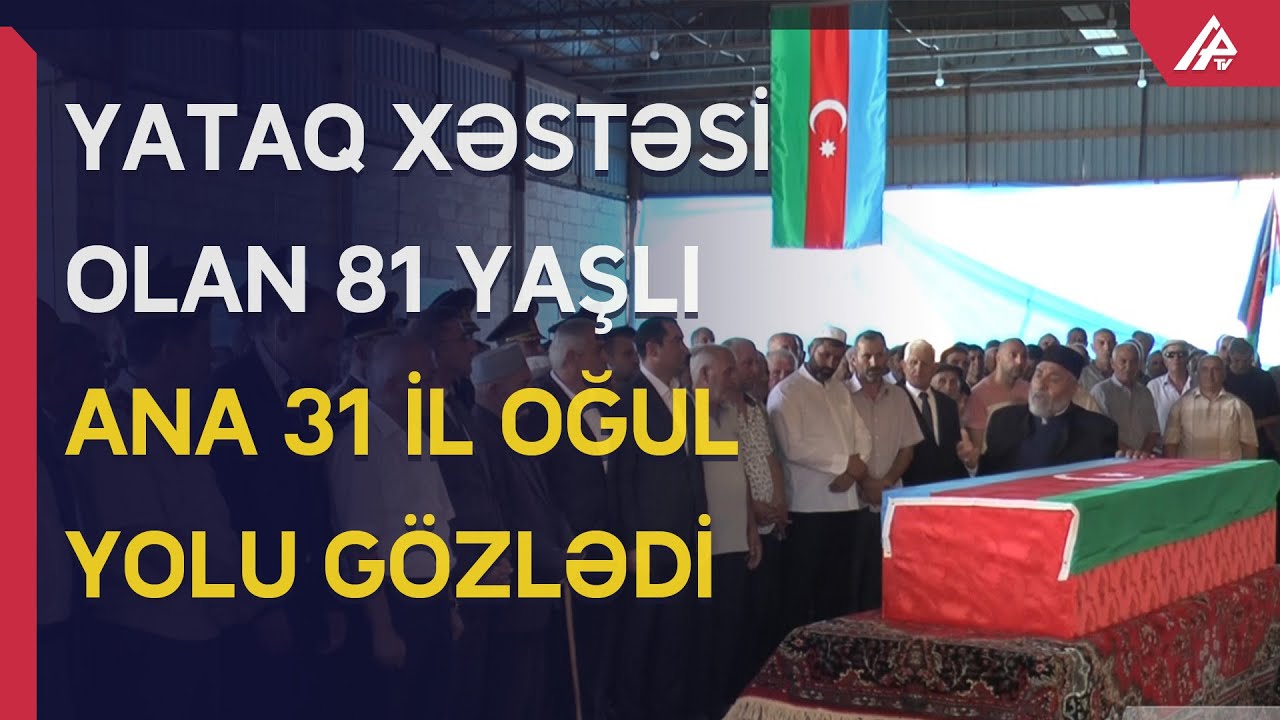 31 il əvvəl Daşaltıda itkin düşən şəxsin meyitinin qalıqları Şamaxıda dəfn olunub - APA TV