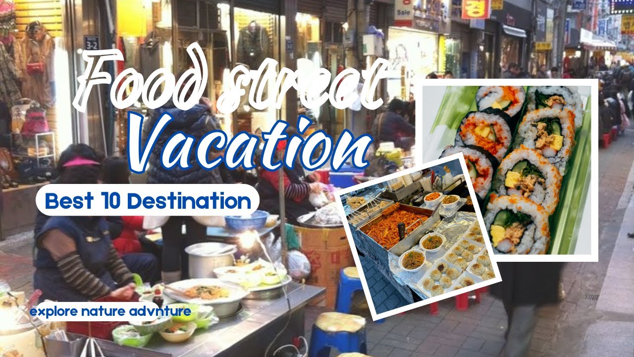Food Street visiting | South Korea| Travelling| adventure| Korean Foods | @nature1130a