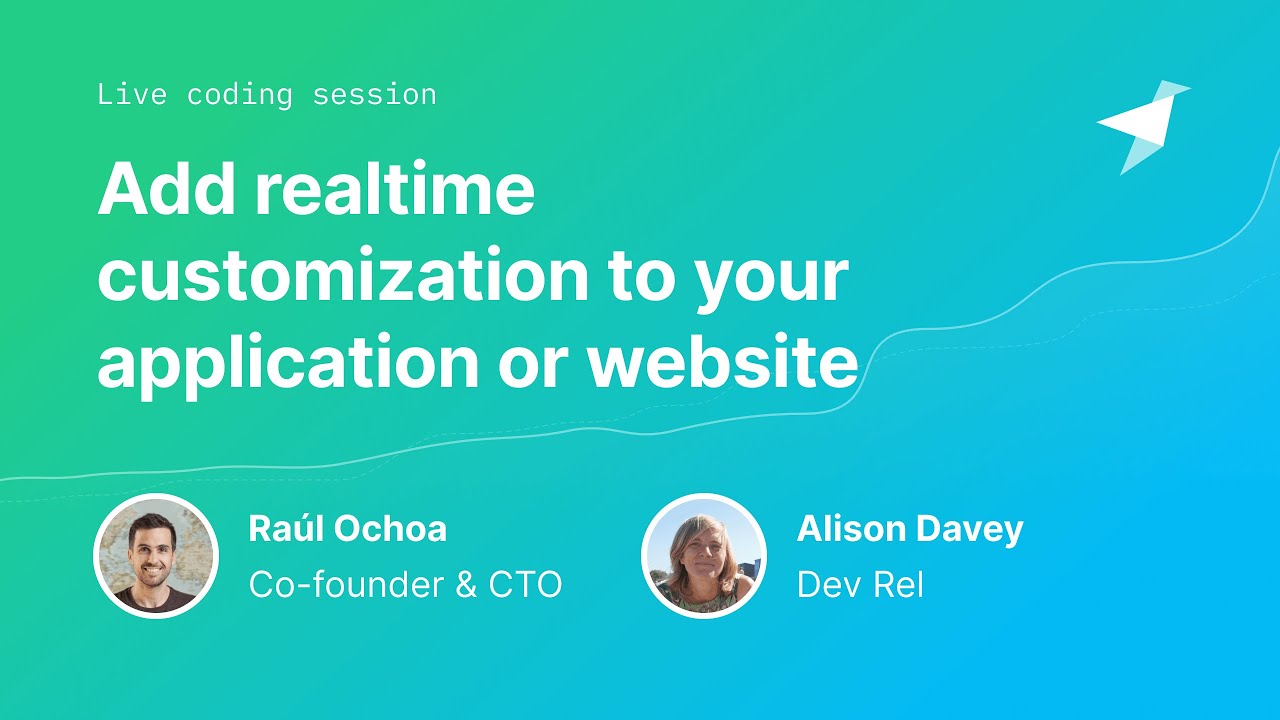 Add realtime personalization to your application or website