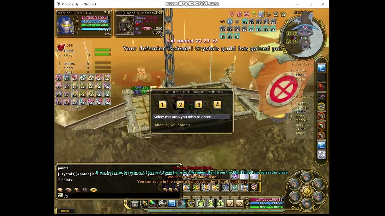Prologic Flyff NarutoO Guild Siege