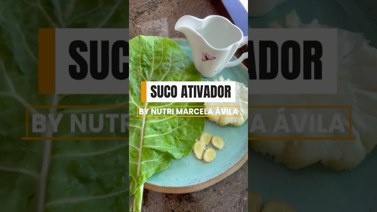 Suco ativador para ficar magra e com energia!
