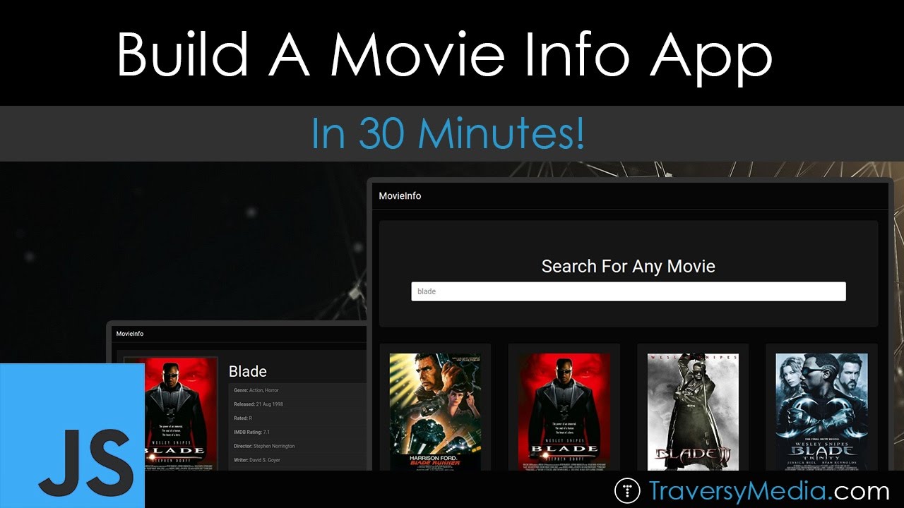 Build A JavaScript & jQuery Movie Info App in 30 Minutes