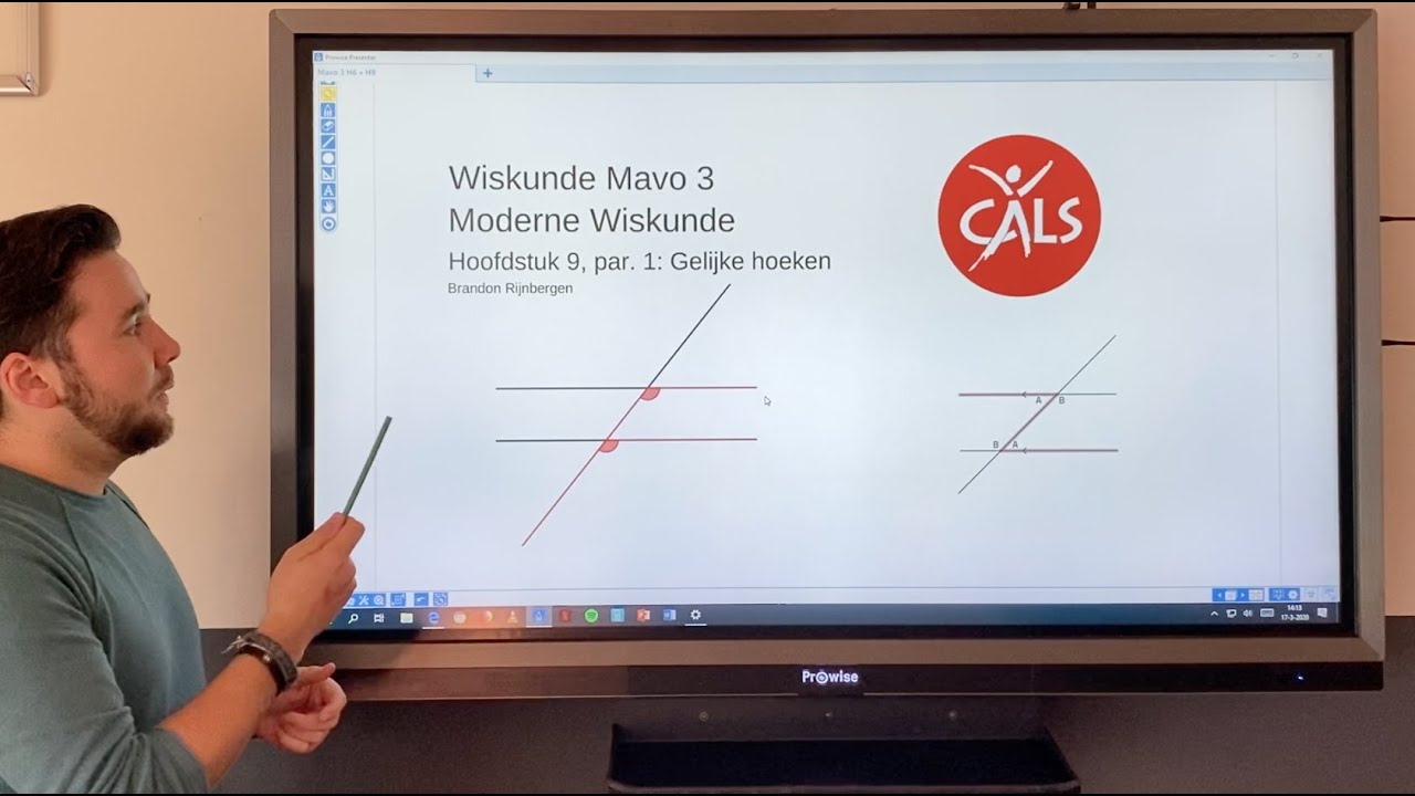 Moderne Wiskunde - Mavo 3, Hoofdstuk 9, Paragraaf 1: Gelijke hoeken