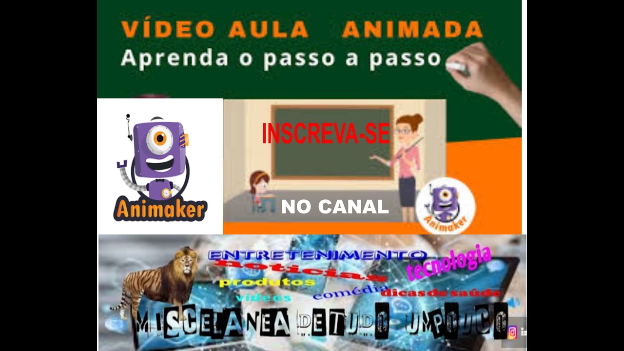 v&iacute;deo aula de animaker aprenda a usar em minutos