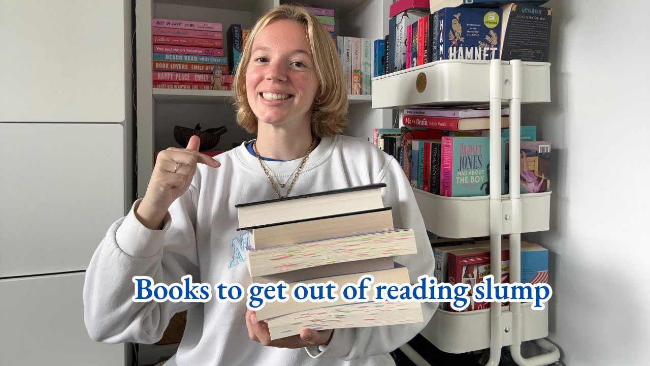 Books to get you out of a reading slump 🤭 - romances, paranormal, fast paced