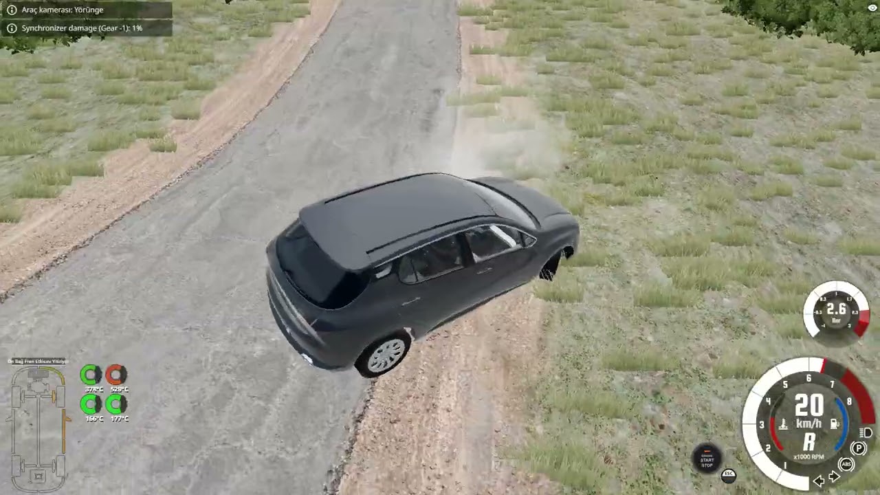BeamNG.drive çok Aksiyonlu Dağ Gezisi Part 6