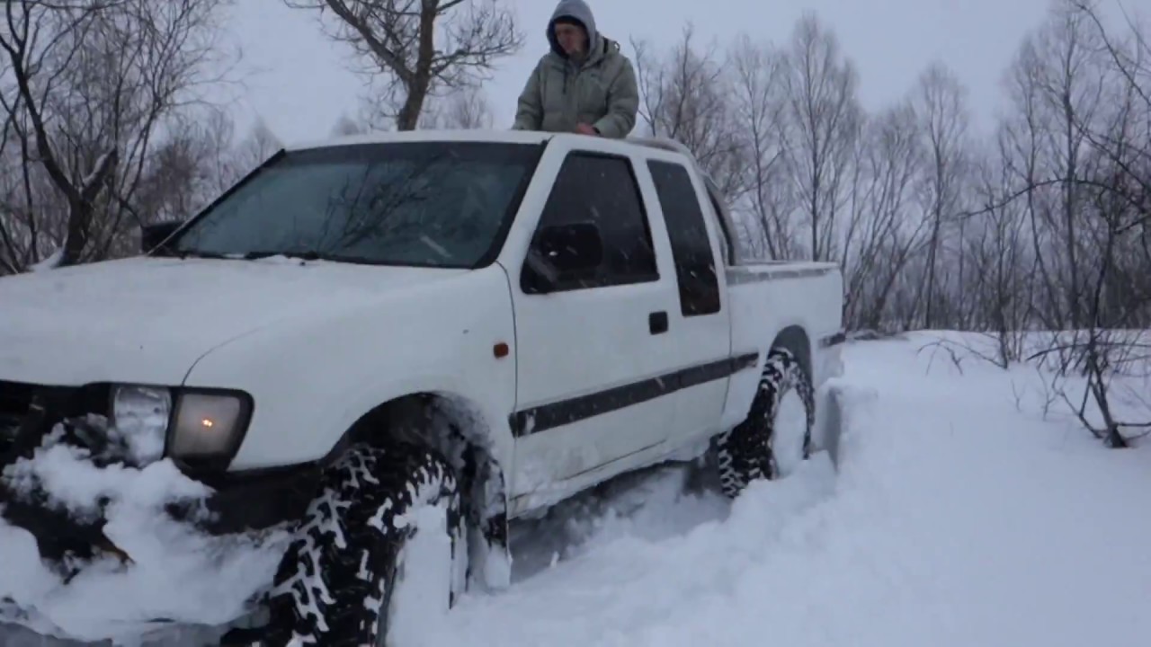 Opel Campo 2000 In snow Water hose damage