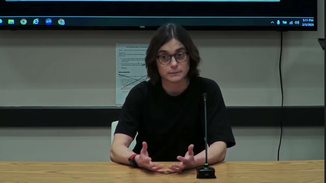 Parent public comment on student privacy and screen time concerns